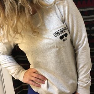 Karl Lagerfield Paris pocket sunglasses sweatshirt